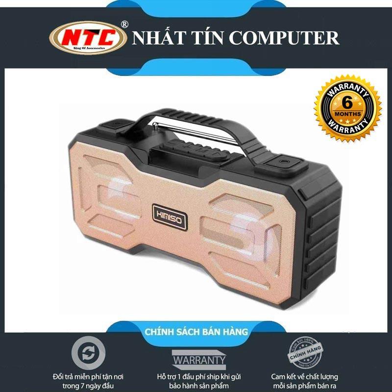 Loa bluetooth siêu bền KIMISO KMS-301 TWS hỗ trợ kết nối cùng lúc 2 loa - tích hợp quai xách tiện lợi