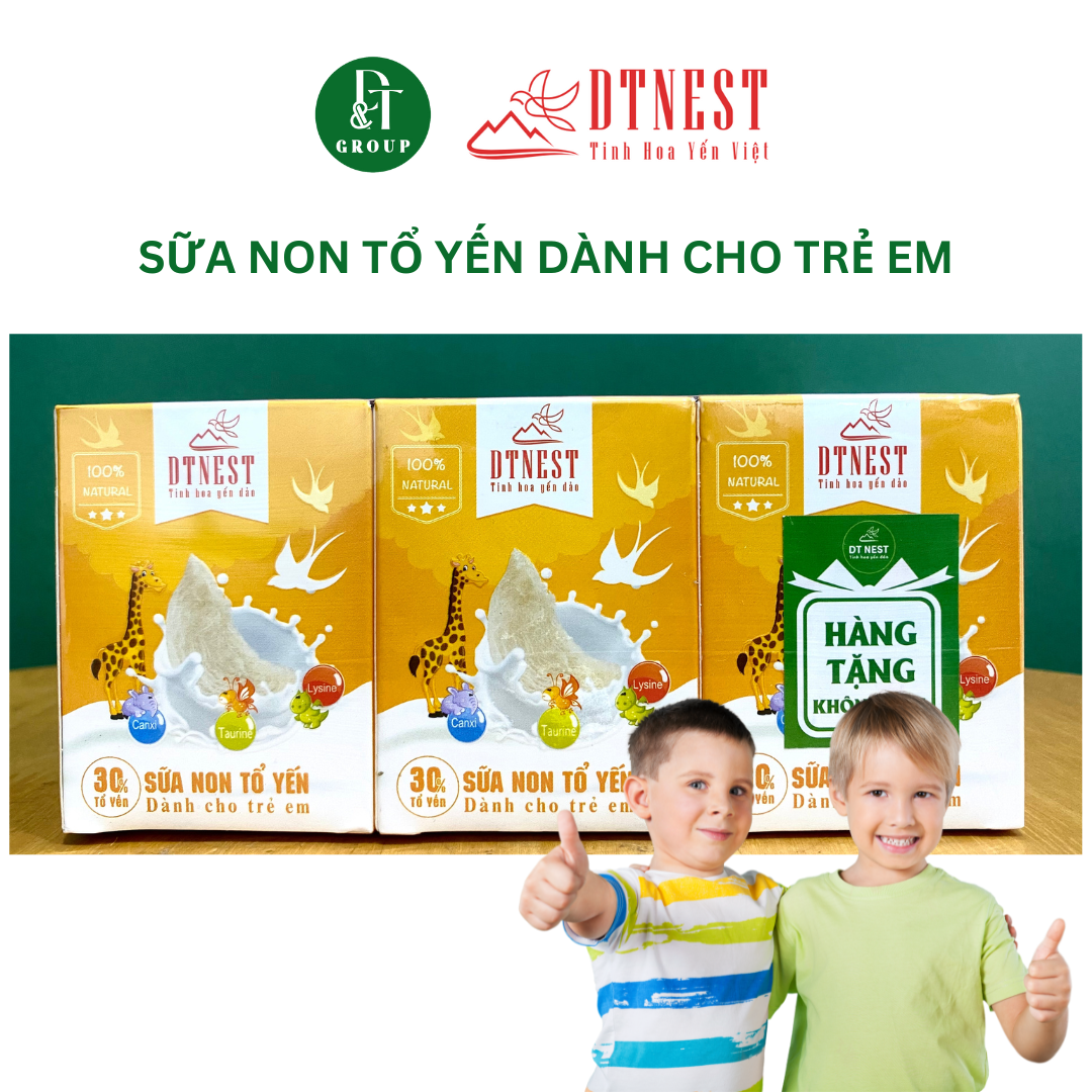Đặc sản Khánh Hòa - Sữa non tổ yến dành cho trẻ em 70ml  DT NEST DT FOOD