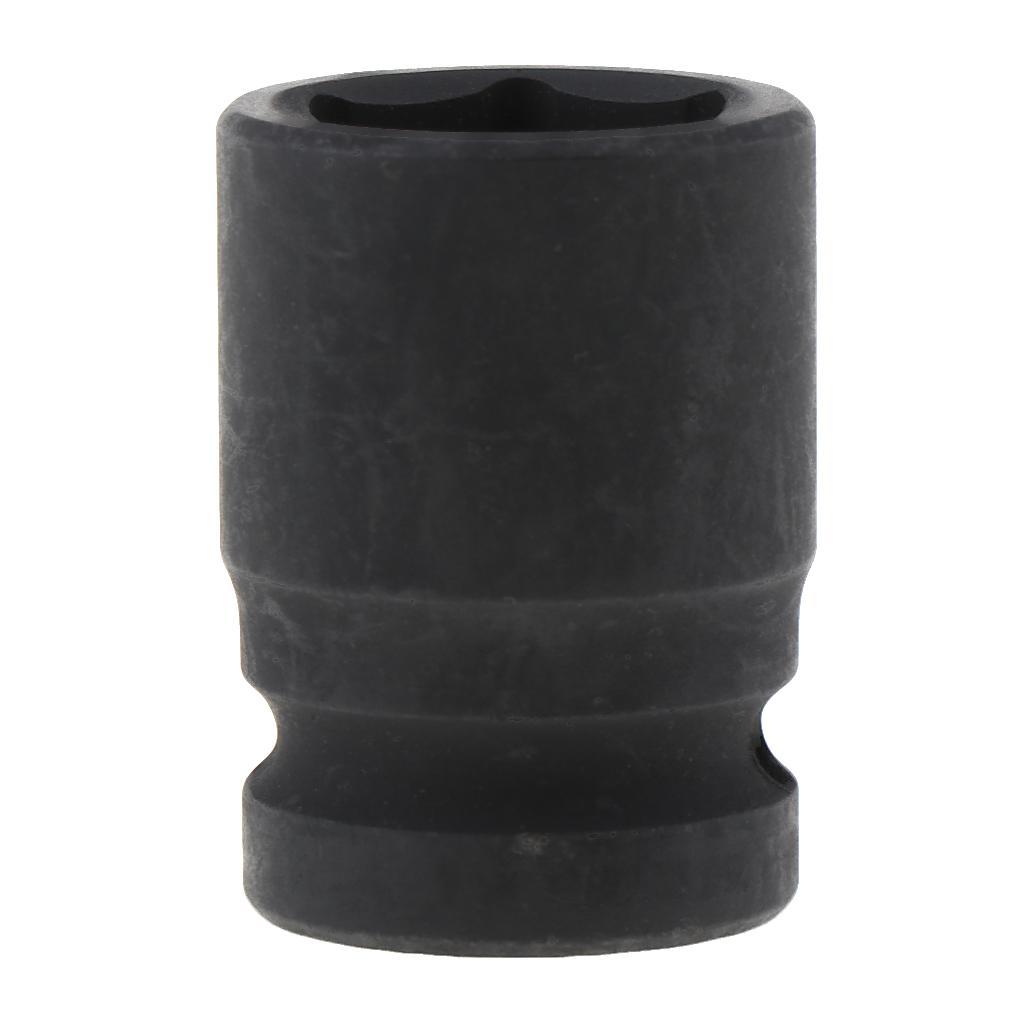 2X 6 Point Metric Impact Socket 1/2 inch Drive 19- Length Tool 12.5mm