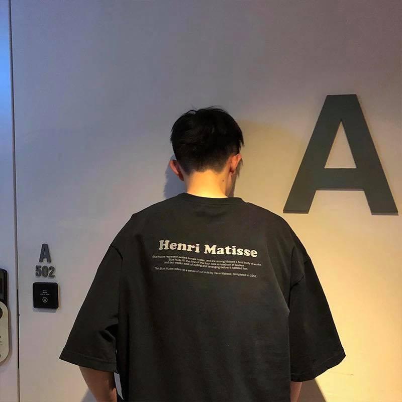 Áo thun tay lỡ Henri Matisse, áo phông nam nữ unisex, Jack Lane