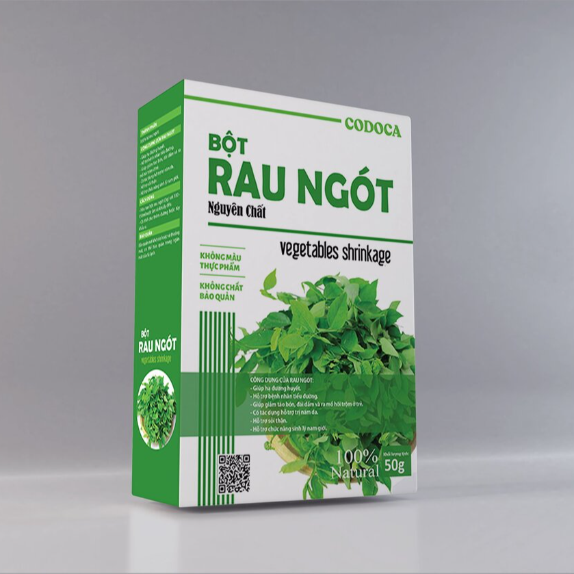 Bột Rau ngót Codoca nguyên chất sấy lạnh Bột ăn dặm cho bé, giàu vitamin, dễ tiêu hóa
