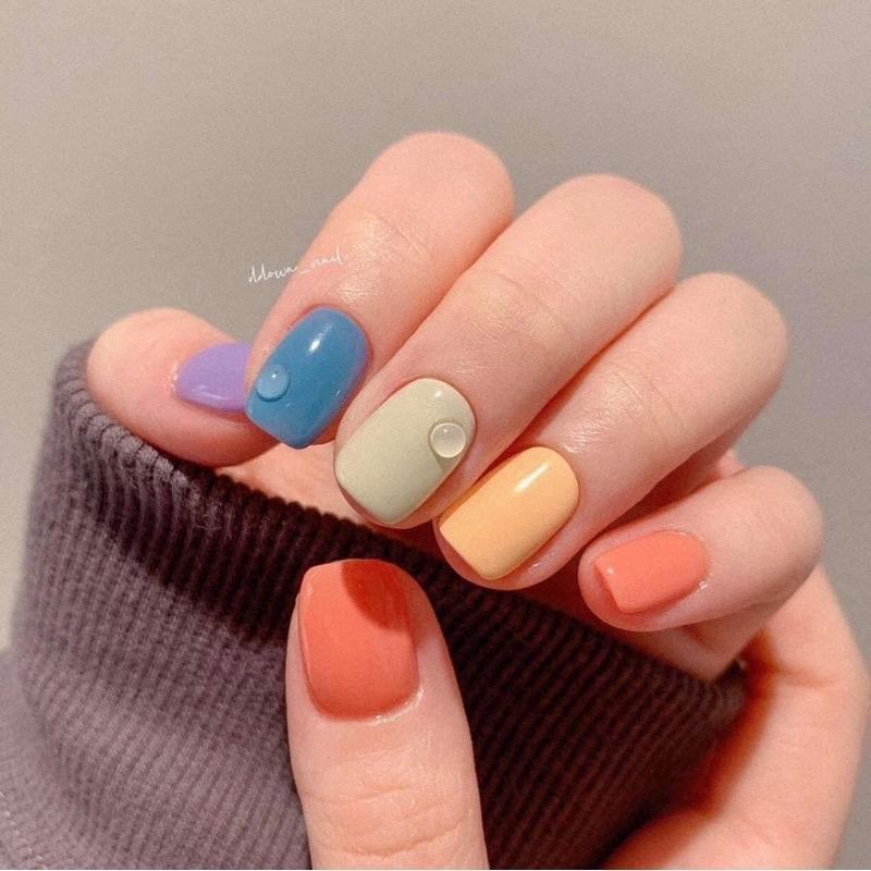 Set Sơn Gel HONEY GIRL 9 Màu Tông Pastel Mùa Hè Tặng Kèm Bảng Màu Cao Cấp 15ml, Đậm Đặc Lên Móng Màu Chuẩn Bóng Bền Women
