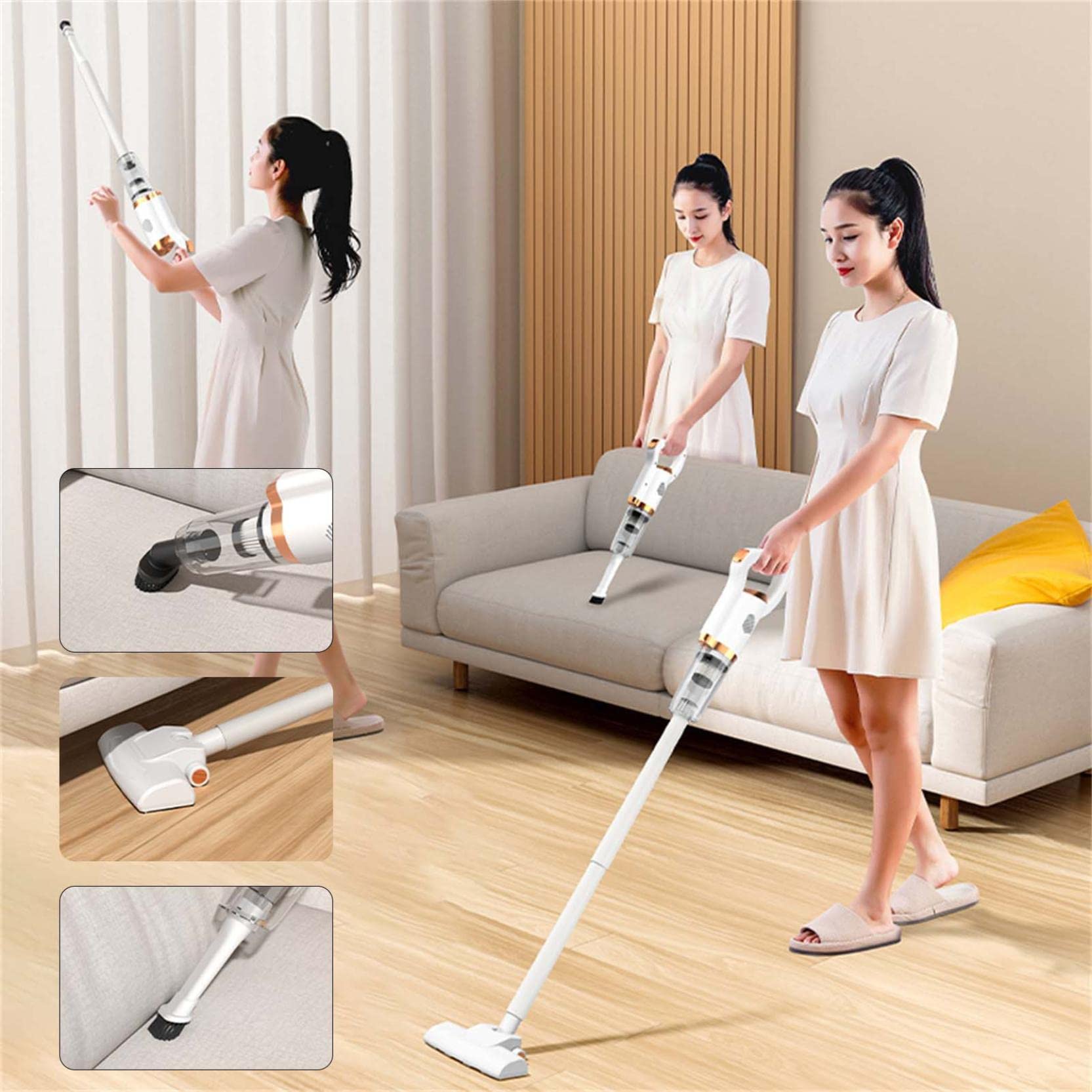Máy Hút Bụi Cầm Tay Pin Sạc đa năng SK LIFE Vacuum Cleaner 8500pa