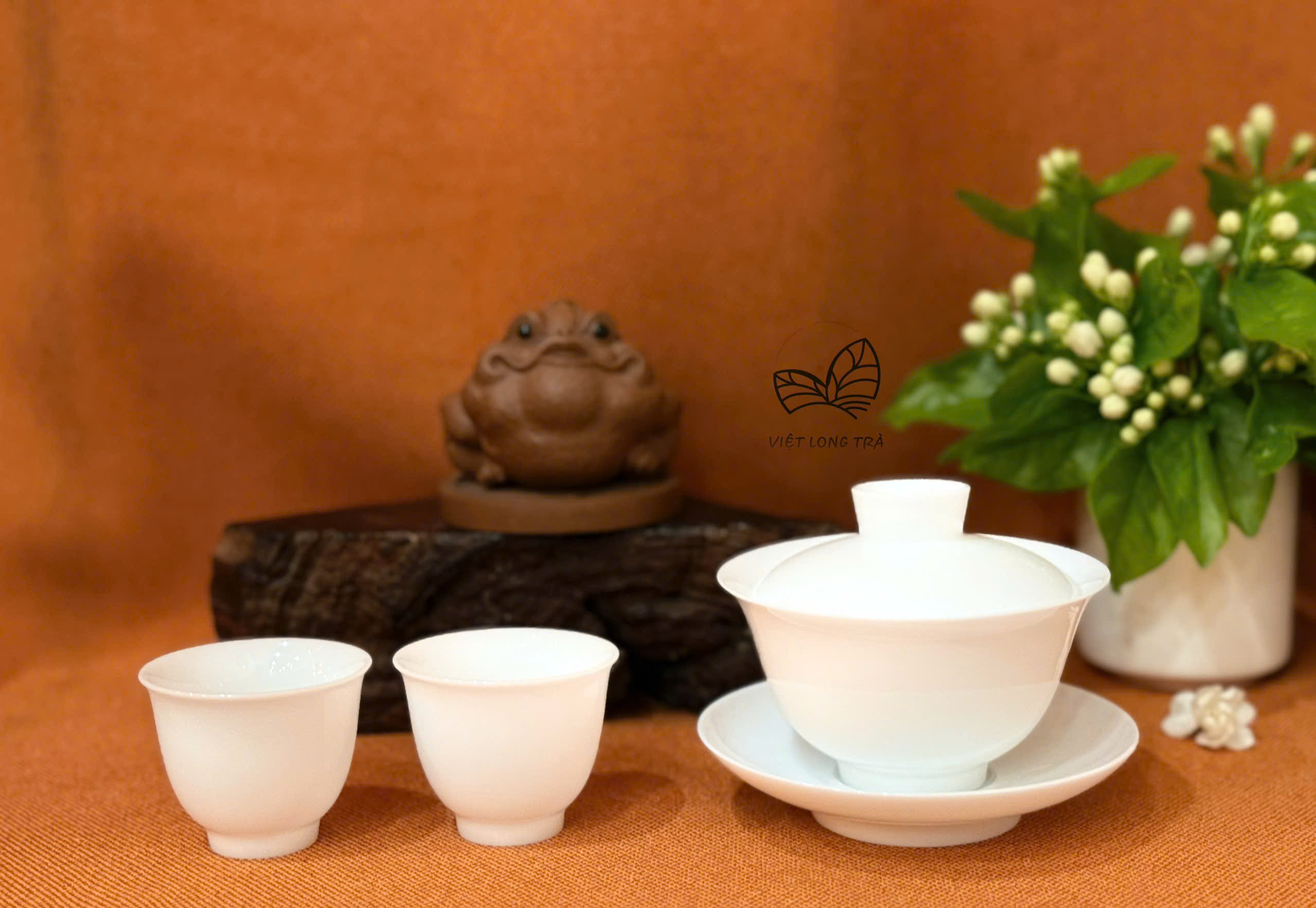 CHÉN KHẢI PHA TRÀ SỨ TRẮNG TRƠN THẤU QUANG - DUNG TÍCH 175ML - GAIWAN
