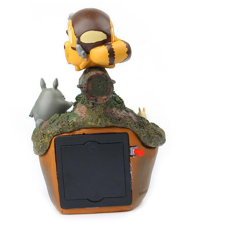 KHO-HN * Chậu cảnh Totoro và mèo xe Bus có dòng nước chảy tuần hoàn trang trí phong thủy cho góc làm việc