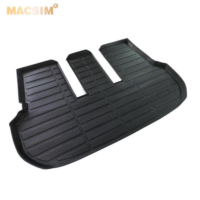 Thảm lót cốp xe ô tô Toyota Innova 2008- nay nhãn hiệu Macsim chất liệu TPE cao cấp màu đen