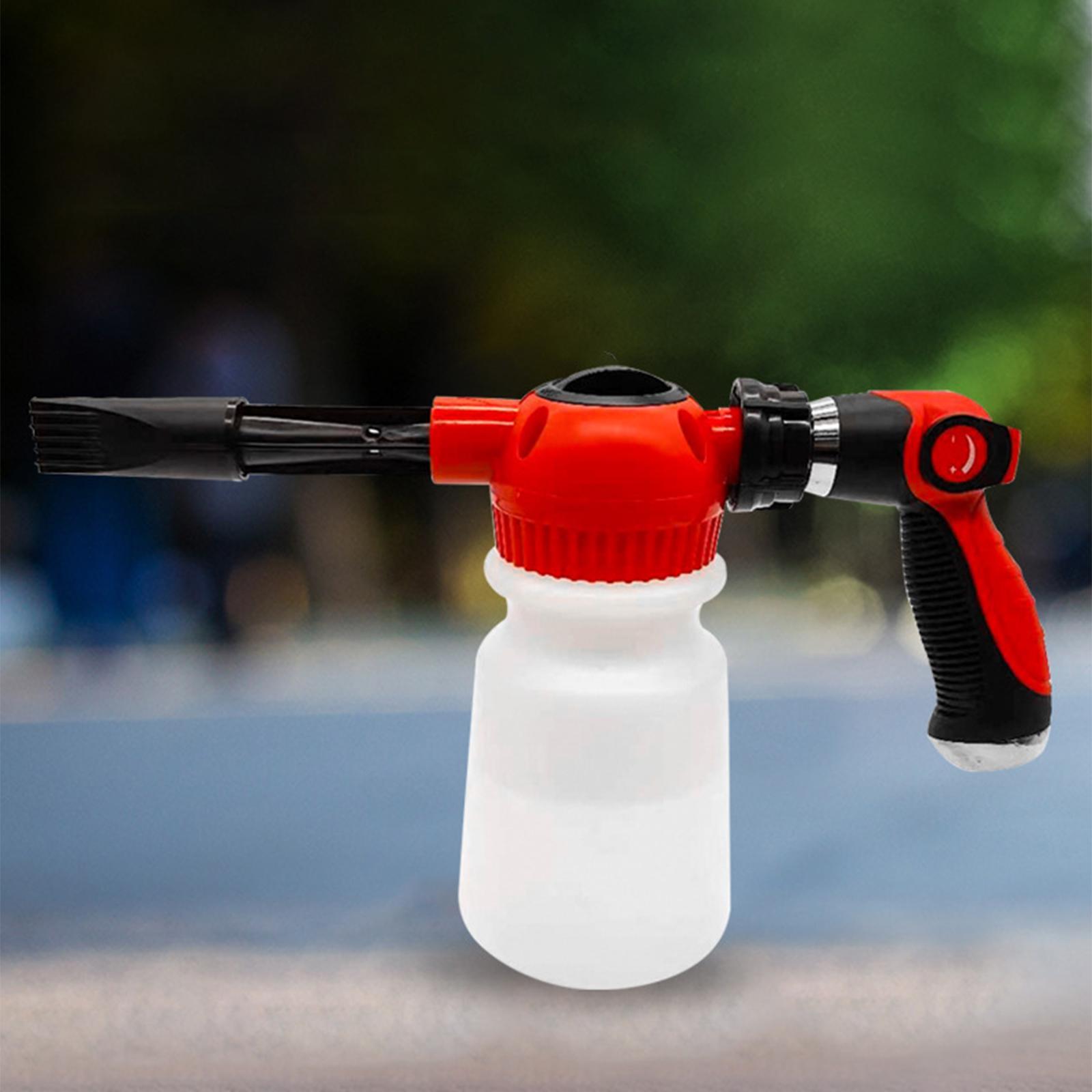 car Water Sprayer, Gardening Sprayer Soap Sprayer, Bottle Car Wash Pump Manual Foaming Sprayer, for Garden Automobiles Car