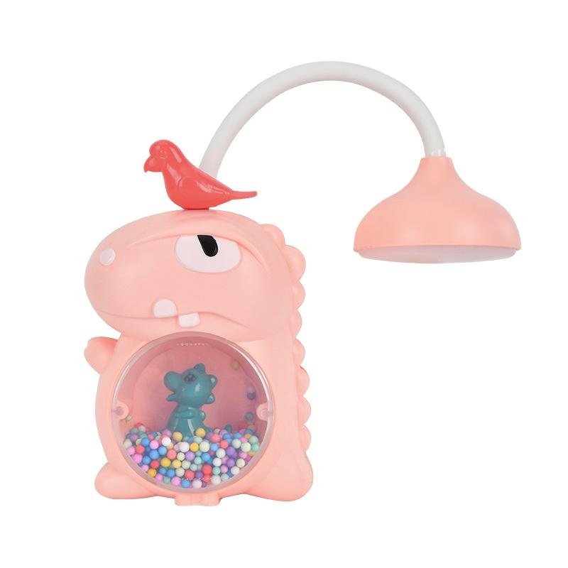 Đèn Led Để Bàn Học Pin Sạc, Chống Cận Kiêm Đèn Ngủ Hình Khung Long Ngộ Nghĩnh.