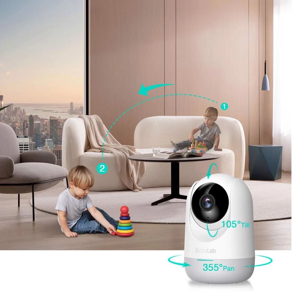 Camera Botslab Wifi 360° 2K - C211 Hàng Chính Hãng