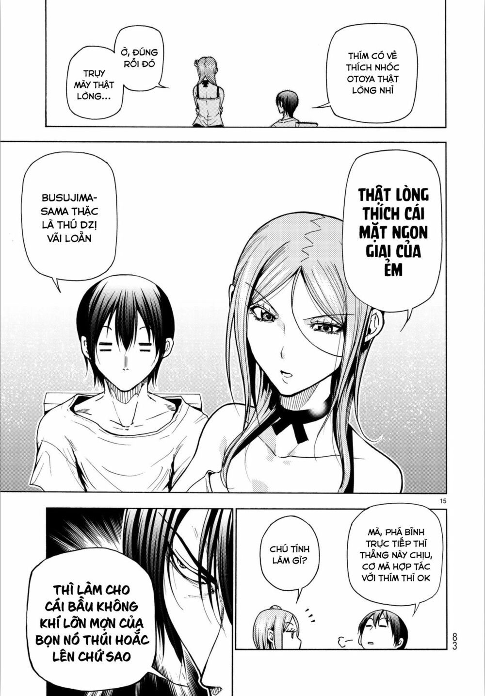 cô gái thích lặn - grand blue chapter 36 15