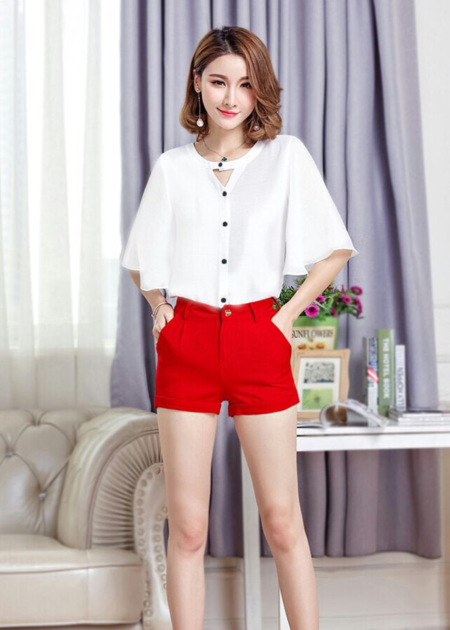 Áo Kiểu Cổ Tam Giác V-SM0TCK22