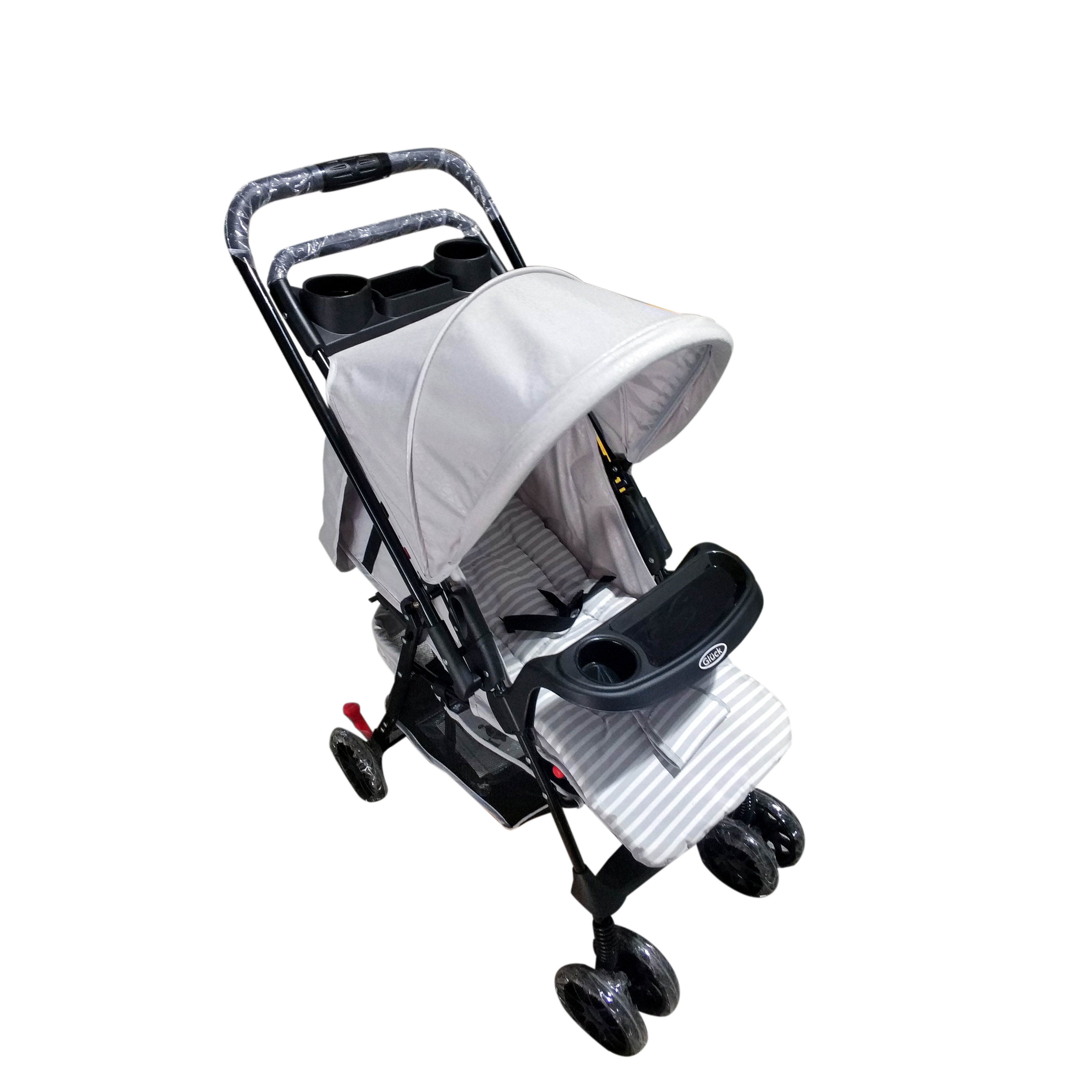 Xe Đẩy Trẻ Em Hai Chiều Gluck Baby C8M - Xám