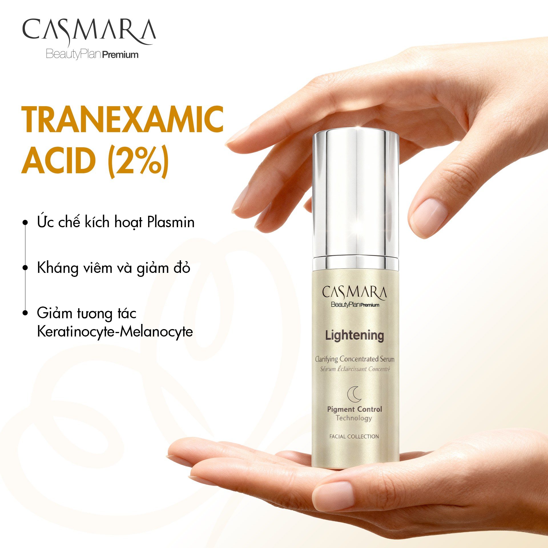 Serum Dưỡng Trắng, Hỗ Trợ Mờ Nám Ban Đêm Casmara LIGHTENING CLARIFYING CONCENTRATED SERUM 30ML