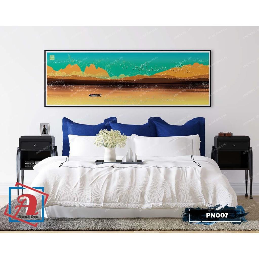 Tranh canvas khổ lớn trang trí phòng ngủ - PN007