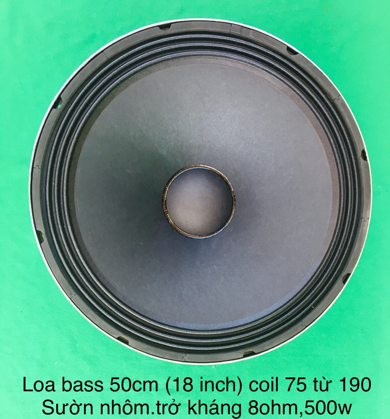 Loa bass 50cm (18inch) coil 75, từ 190