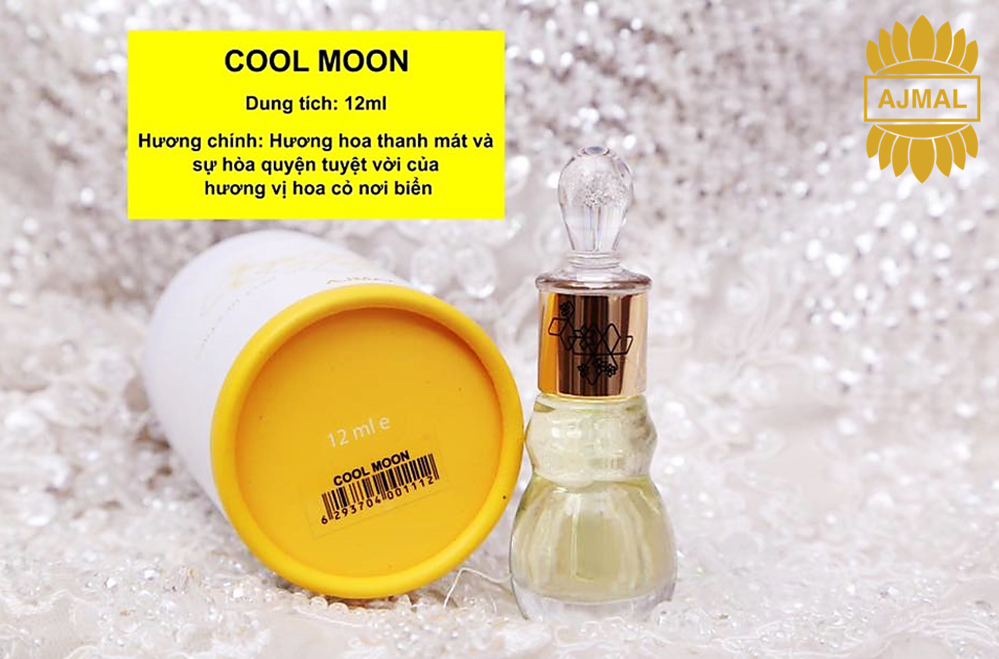 Tinh dầu nước hoa Ajmal Dubai Cool Moon - ANGEL CONCENTRATED PARFUME 12ML