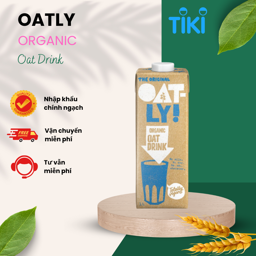 SỮA YẾN MẠCH ORGANIC OAT DRINK - TỐT CHO TIM MẠCH - HỘP