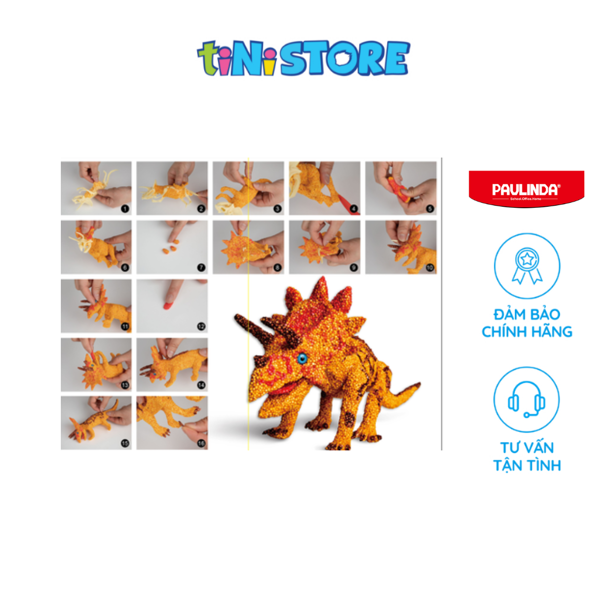Đồ Chơi Khảo Cổ Khủng Long Triceratops Paulinda 072796-2