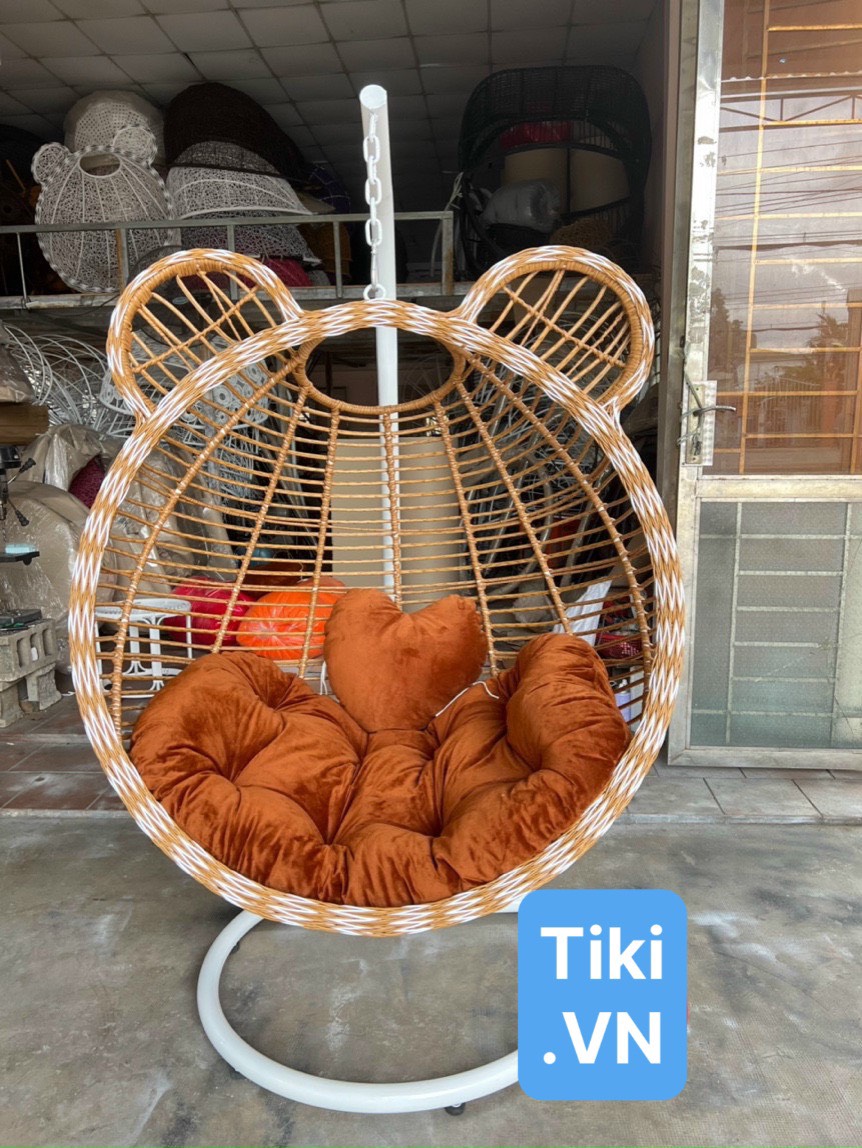 Xích đu Tai Gấu Juno Sofa kèm nệm nhiều màu