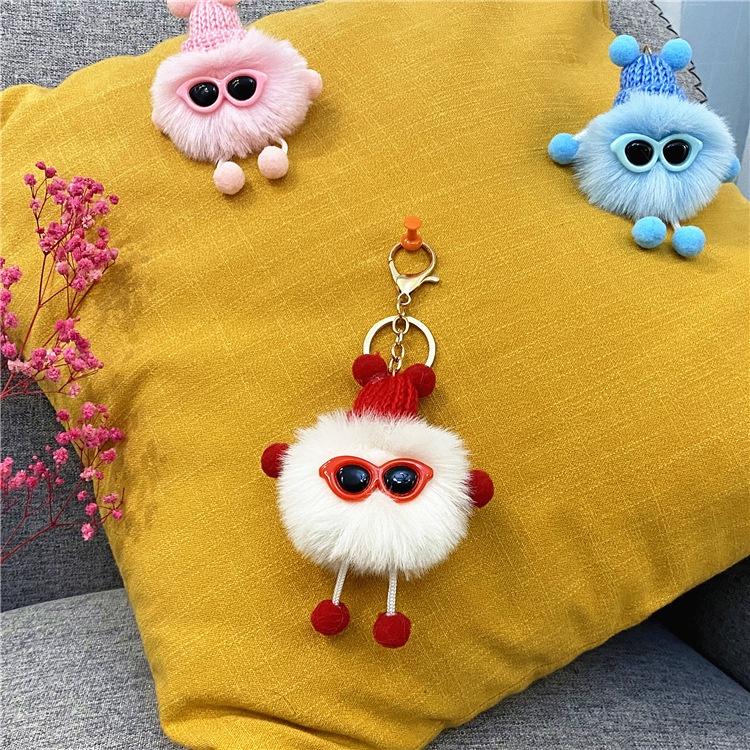 Móc khóa Gấu Bông mềm cao cấp đẹp cute hình thú dễ thương phụ kiện túi xách