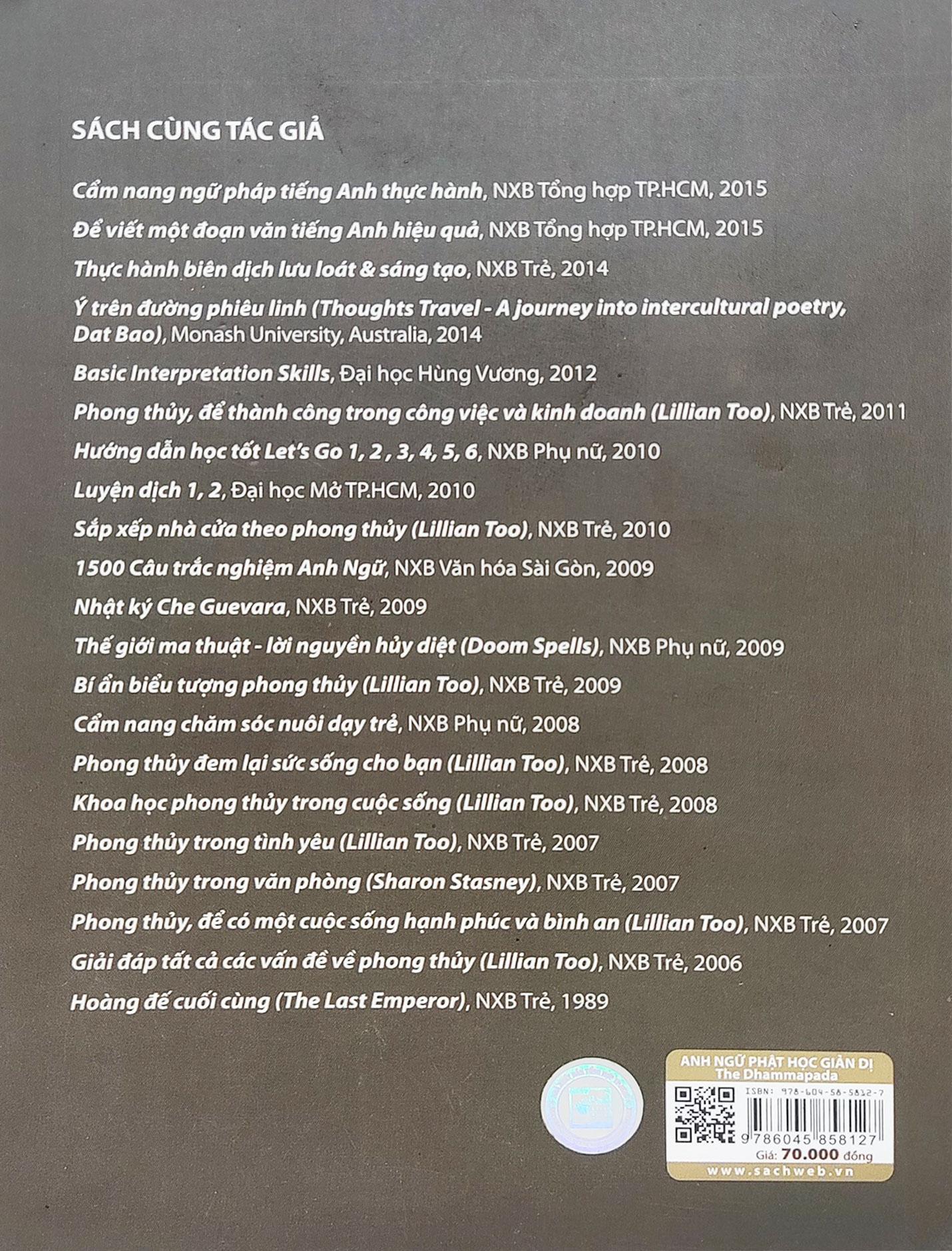 Sách Anh Ngữ Phật Học Giản Dị