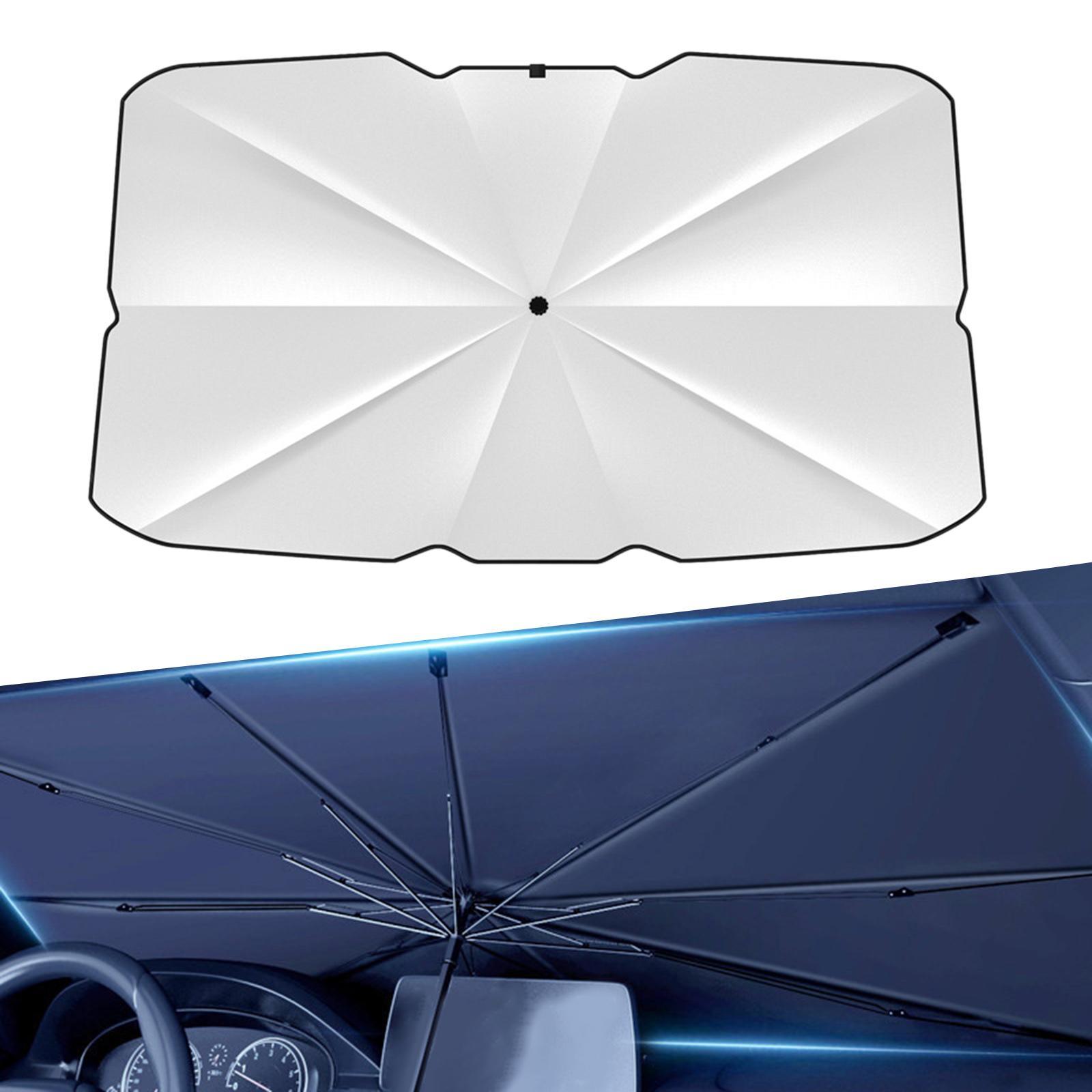 Sun Shade Umbrella, Automotive Windshield Sunshade, Protect Interior Stable Durable Block Heat Insulation Sunshade Sun Visor for