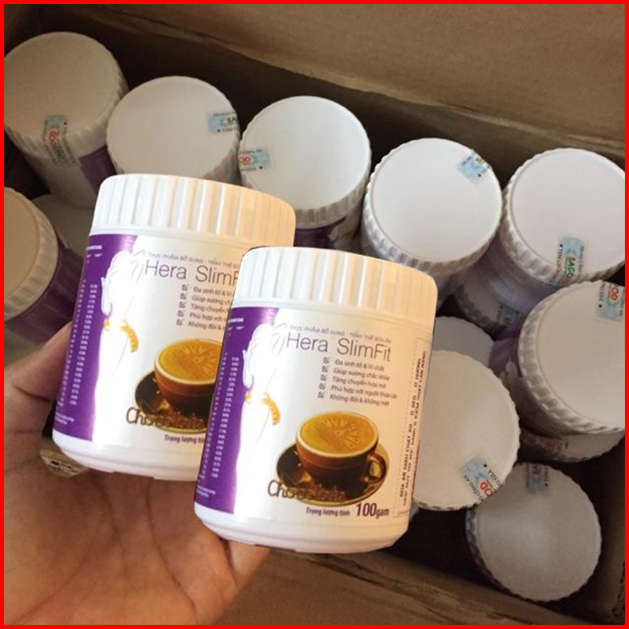 COMBO 2 Sữa Hỗ trợ Giảm Cân Hera Slimfit 100gr - Giảm cân nhanh, an toàn tại nhà