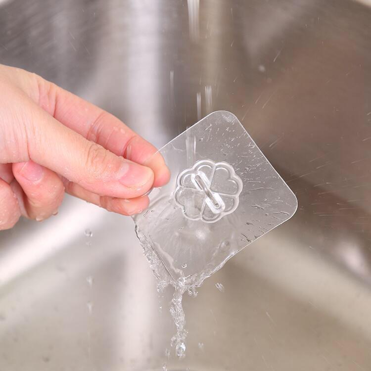 Miếng dán dính tường có móc treo đồ siêu dính siêu bền siêu rẻ kích thước 6x6cm