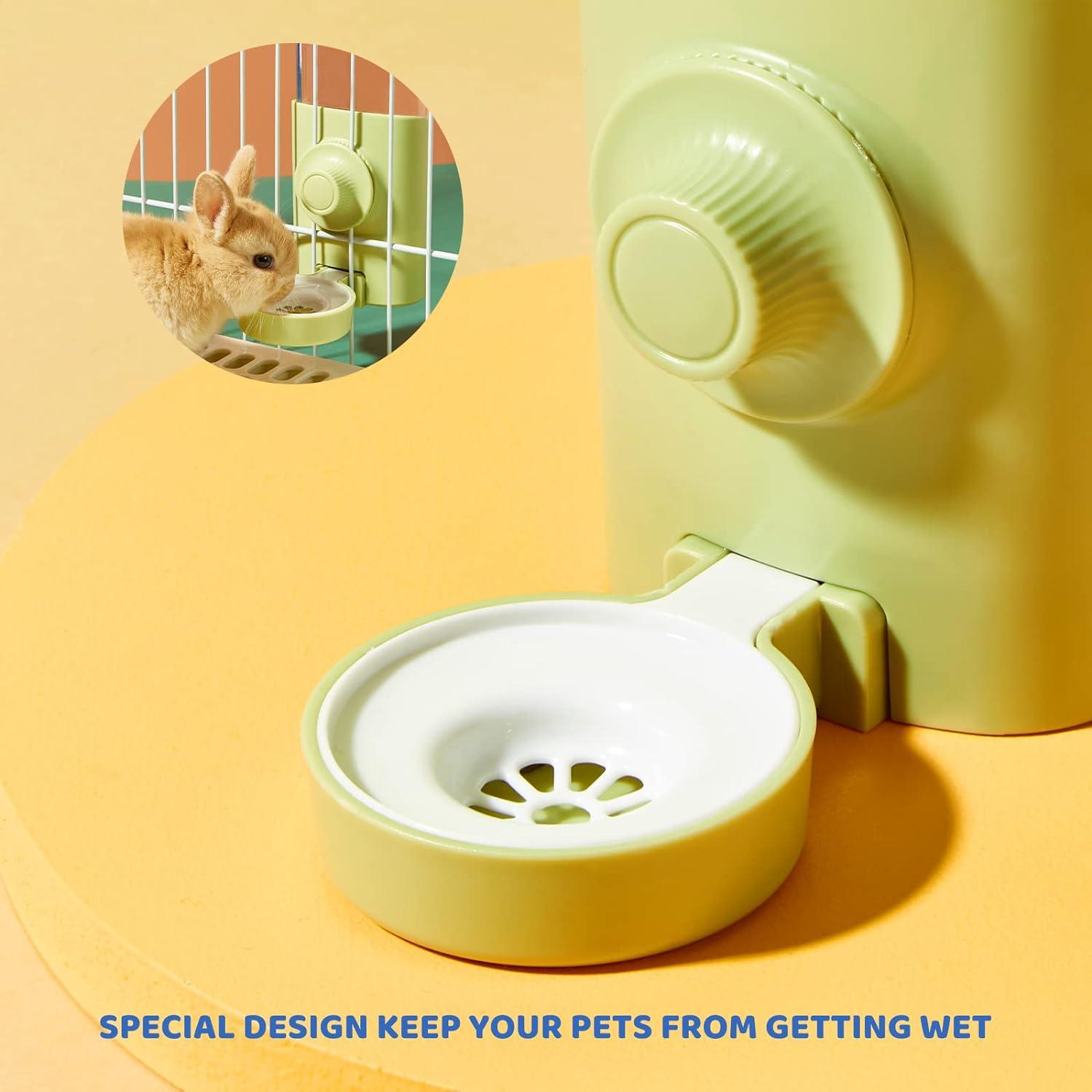 Rabbit Waterer, Hanging Rabbit Waterer Chai Guinea Pig 600ML Bộ nạp Hamster chống nhỏ giọt tự động cho thỏ Chinchilla Guinea Pig Hedgehog Ferrets