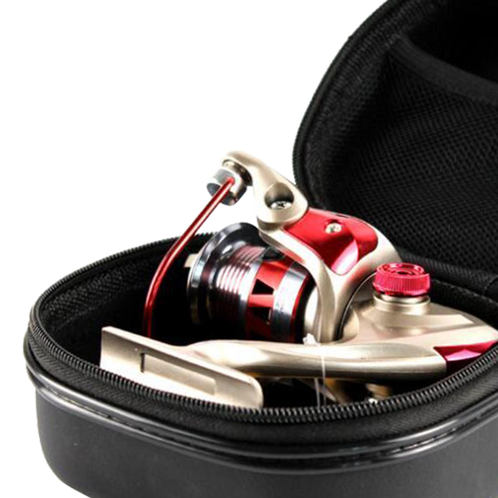 Neoprene Fishing Reel Cover Bag Protective Trolling Case Organizer Black