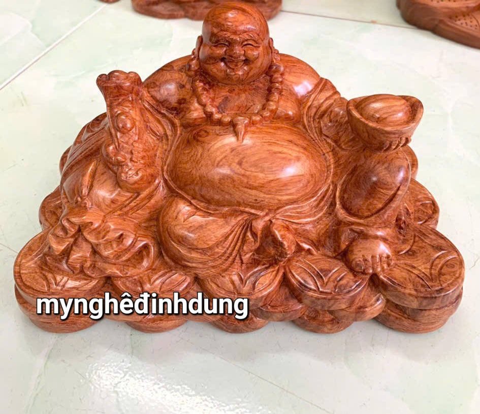 Tượng phật di lặc để bàn học bàn làm việc 20x11x12cm