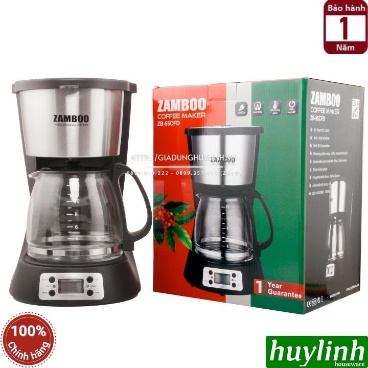 Máy pha cà phê Drip Zamboo ZB-55CFD - 1.5 lít - - Hàng chính hãng