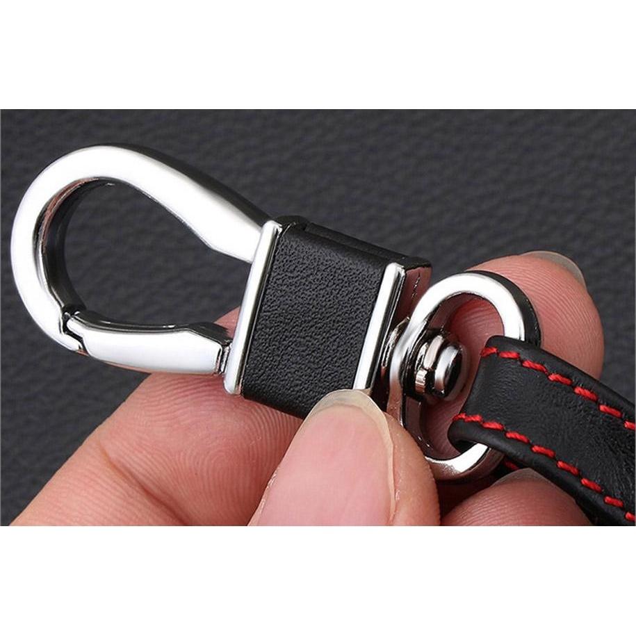 Bao da chìa khóa xe Toyota Altis, Fortuner 2016-2018 bản chìa gập - kèm móc khóa