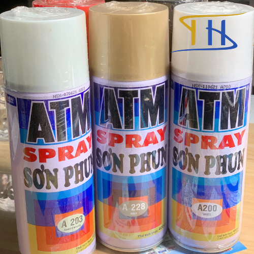 Sơn Xịt (Sơn Phun) ATM Spray  400ml đủ màu