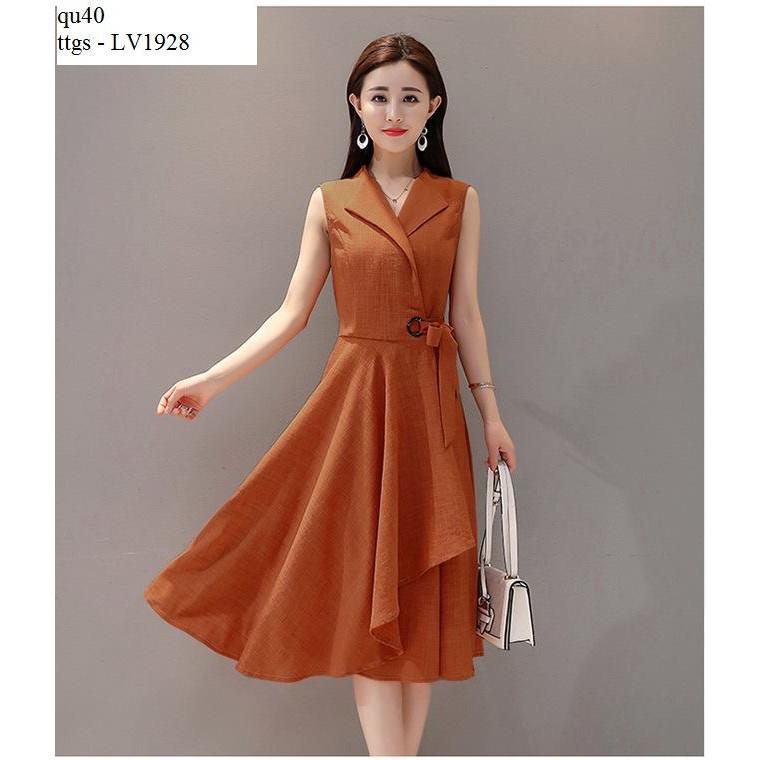 Ttgs - LV1928 ĐẦM XÒE DỰ TIỆC PHỐI THẮT LƯNG