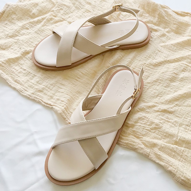 Giày nữ sandal Quai Chéo Bảng To Mã NKS15 Phong Cách Trẻ Trung