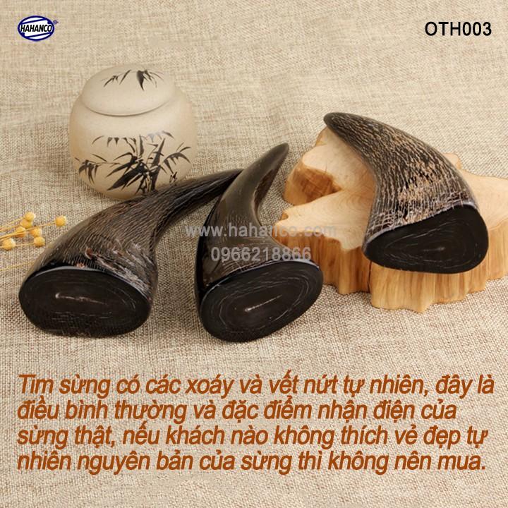 Chóp sừng trâu vật phẩm phong thủy (OTH003) HOT nhất của năm trâu vàng 2021 - giàu sang - phú quý