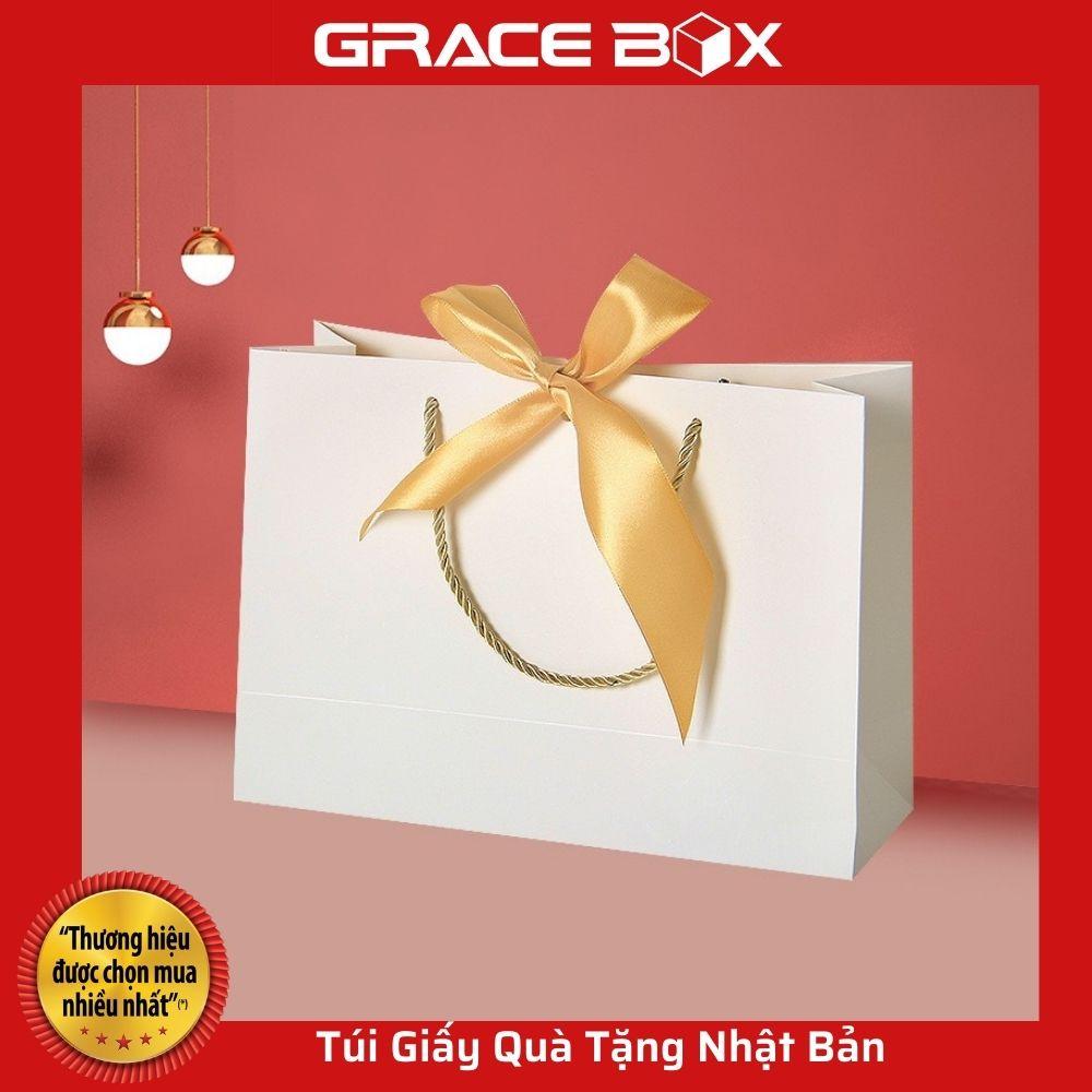 {Siêu Hot} Túi Giấy Qùa Tặng Cao Cấp Có Dây Ruy Băng Xinh Xắn - Siêu Thị Bao Bì Grace Box