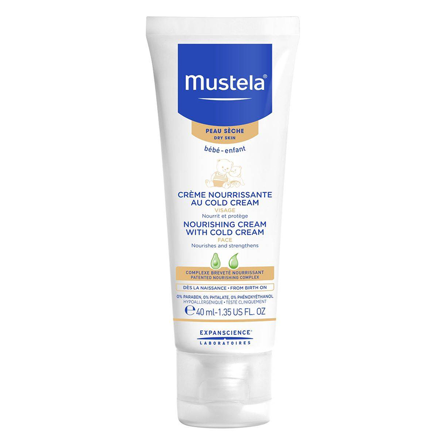 Kem Dưỡng Da Mặt Cho Trẻ Sơ Sinh Và Em Bé Da Khô Mustela (40ml)