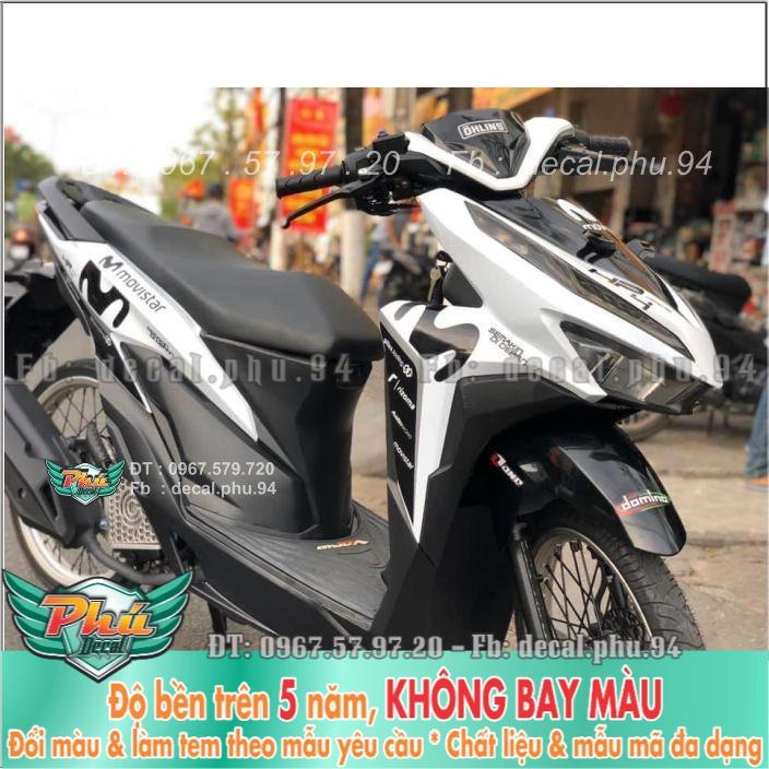 Tem rời Vario Movistar Trắng đen  -1
