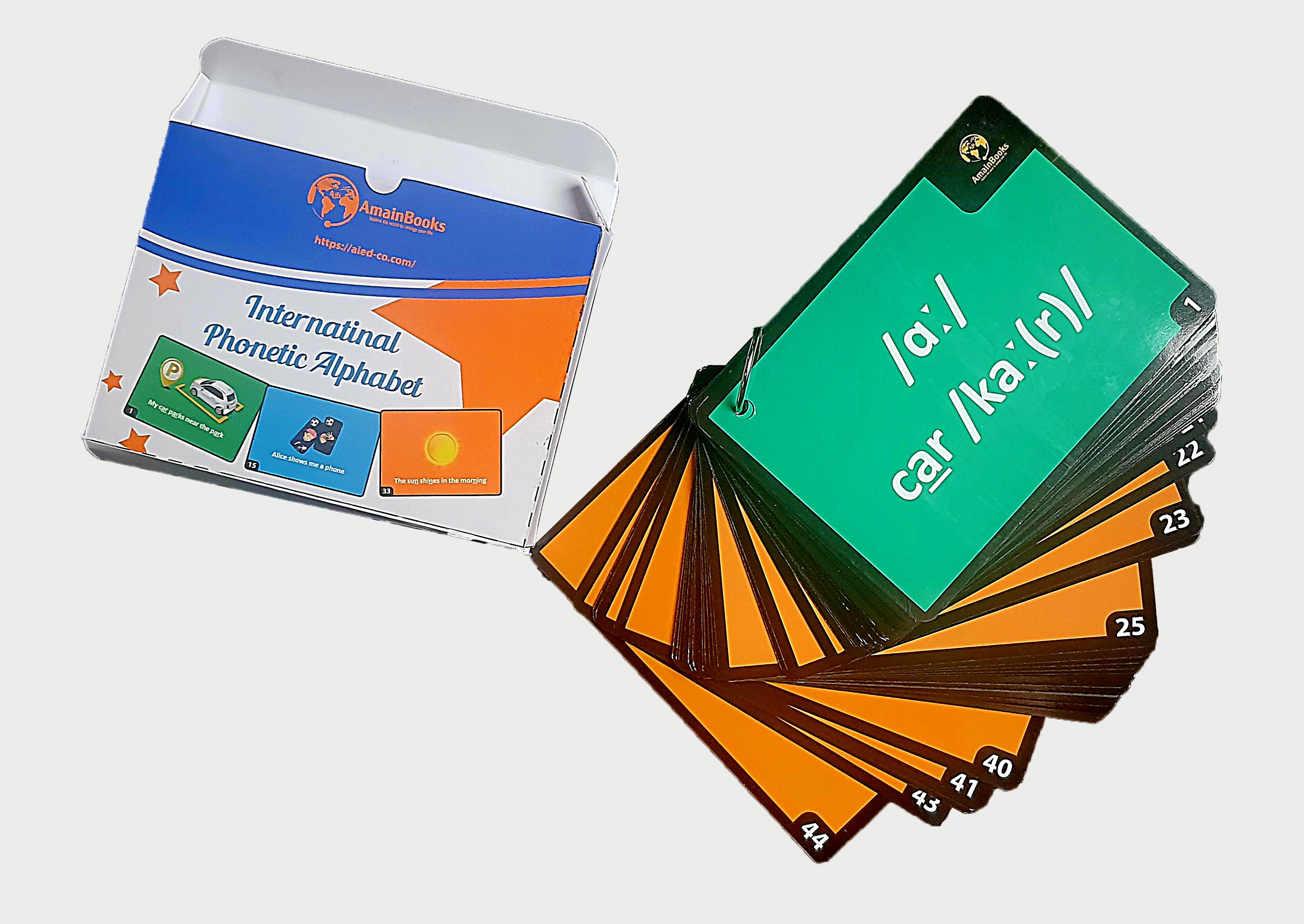 Bộ thẻ đọc Flashcard IPA 44 âm (14x10cm)