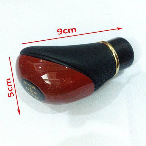 Tay Nắm Cần Số Vân Gỗ Typer Sang Trọng Chống Trơn Trượt Dành Cho Xe Số Sàn