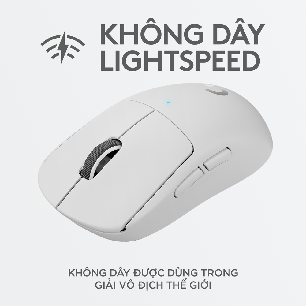 Chuột Chơi Game Logitech G Pro X SuperLight Wireless – Hàng Chính Hãng