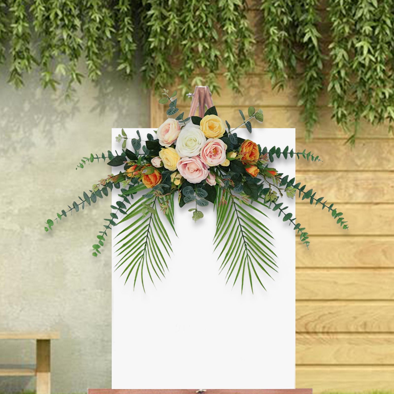 Artificial Rose Flowers for Photographic Props Farmhouse Ceremony Living Room Scenery