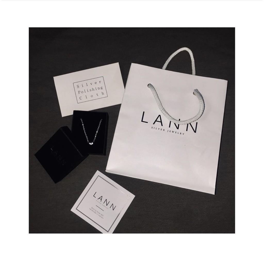 Lắc chân tròn dẹt cách S925 LANN