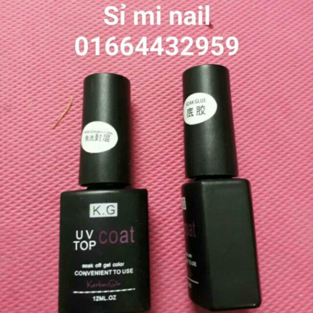 liên kết và top bóng sơn gel hiệu Kg