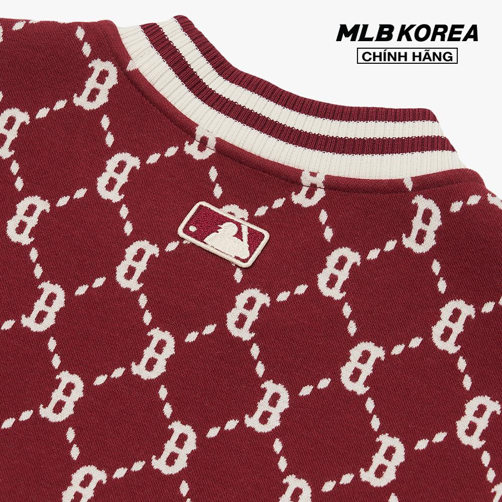 MLB - Áo sweatshirt tay dài phom suông Monogram 3AMTM0724-43WIS