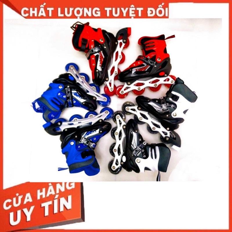 GIẦY TRƯƠT PATIN TRẺ EM YUKO TÚI FULL PHỤ KIỆN