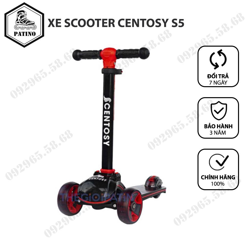 Xe scooter cho bé Centosy S5 có bánh đèn phù hợp bé 3-10 tuổi