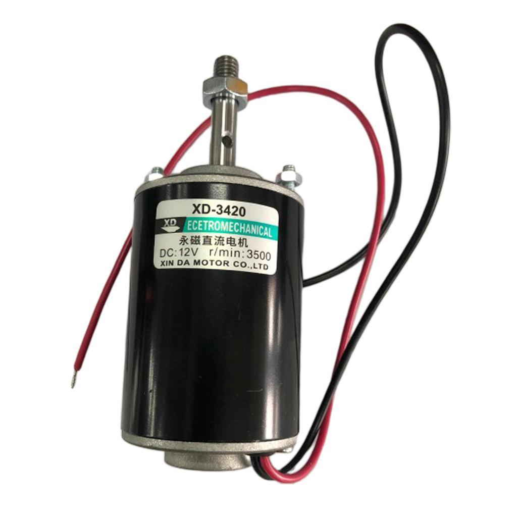 DC 12V 30W 3500RPM High Speed Reversible Permanent  Electric DIY Motor